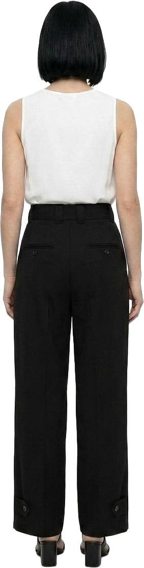 Dolce & Gabbana Black Cotton Casual Pants
