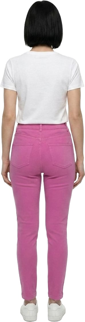 Dolce & Gabbana Pink Cotton Skinny Pants