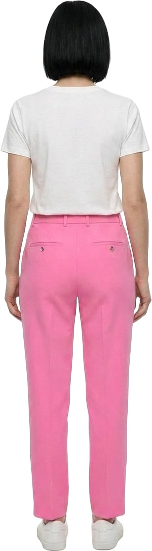 Dolce & Gabbana Pink Elastane Casual Pants