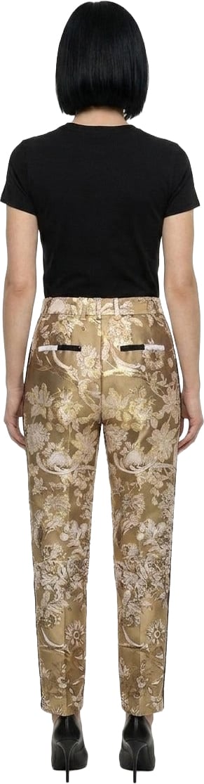 Dolce & Gabbana Black And White Polyamide Pants