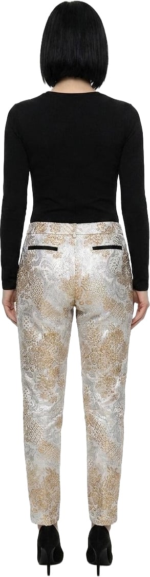 Dolce & Gabbana Black And White Polyamide Pants