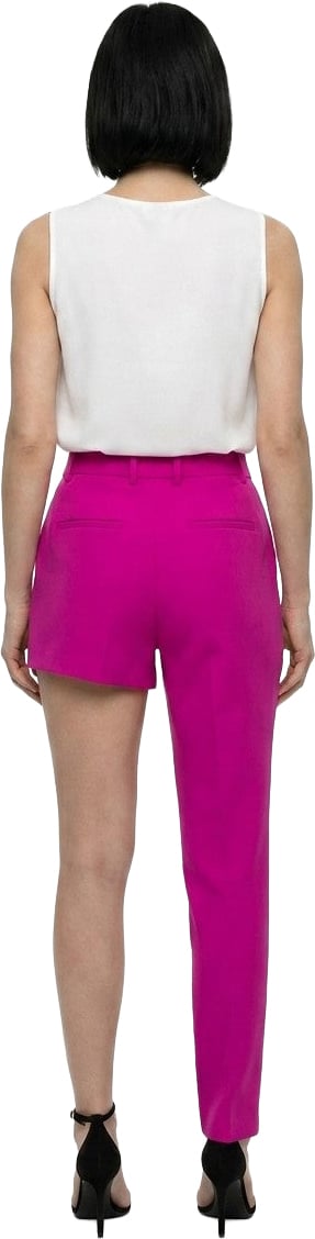 Dolce & Gabbana Pink Virgin Wool Casual Pants