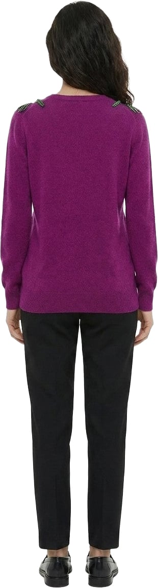 Dolce & Gabbana Purple Cashmere Sweater
