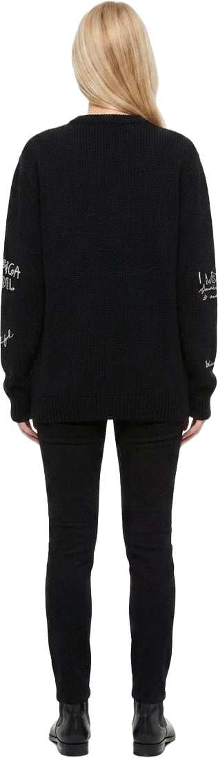 Dolce & Gabbana Black Viscose Sweater