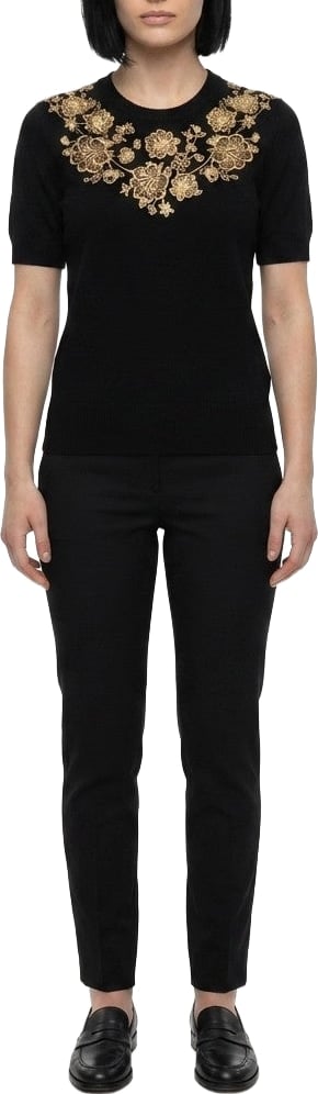 Dolce & Gabbana Black Cashmere Sweatshirt