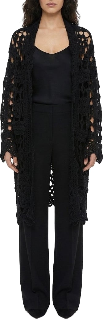 Dolce & Gabbana Black Virgin Wool Cardigan
