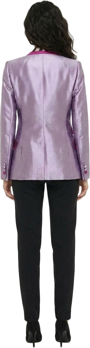 Dolce & Gabbana Purple Polyamide Jacket