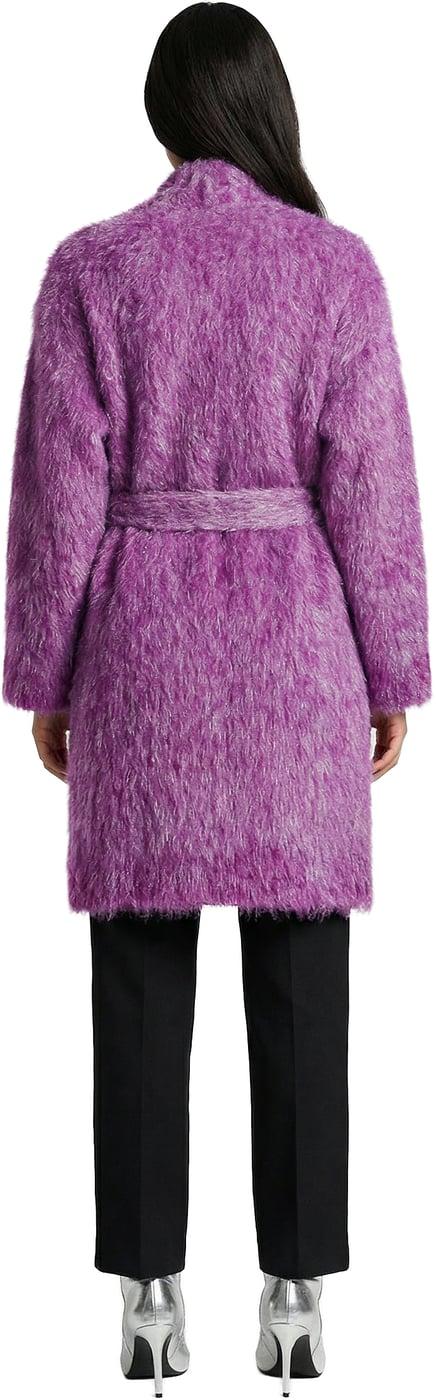 Dolce & Gabbana Purple Polyamide Cardigan