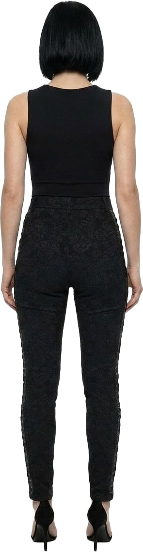 Dolce & Gabbana Black Cotton Skinny Pants