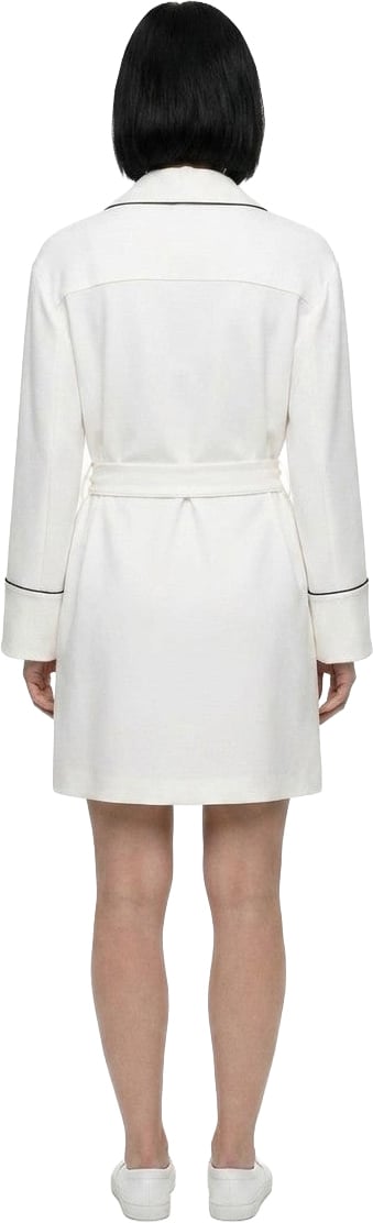 Dolce & Gabbana White Elastane Robe
