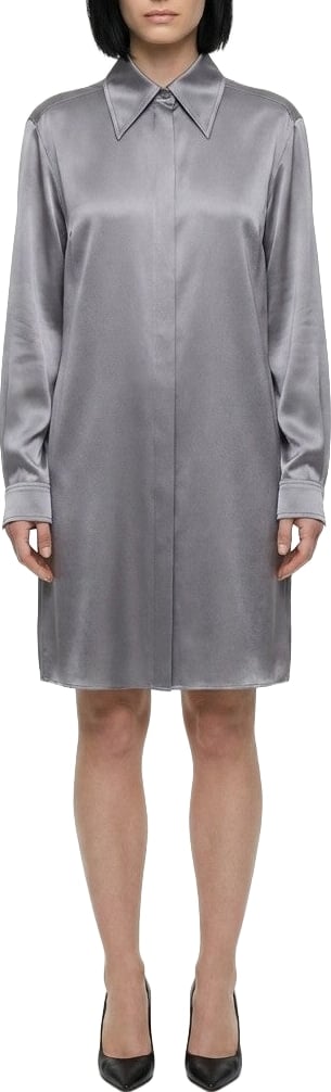 Dolce & Gabbana Gray Silk Shirt