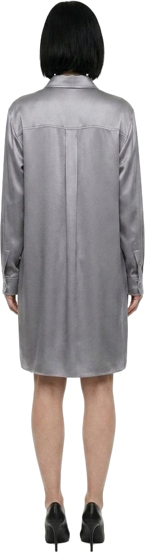 Dolce & Gabbana Gray Silk Shirt