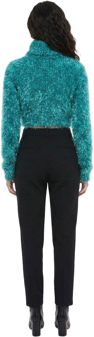 Dolce & Gabbana Turquoise Polyamide Turtleneck
