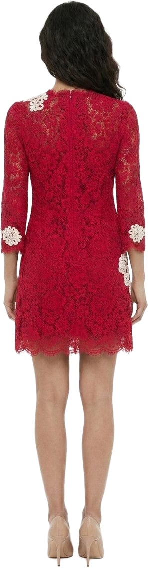 Dolce & Gabbana Bicolor Cotton Cocktail Dress
