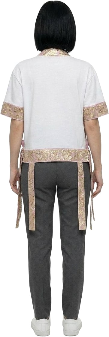 Dolce & Gabbana White Elastane T-Shirt