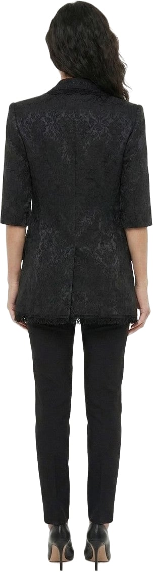 Dolce & Gabbana Black Silk Jacket