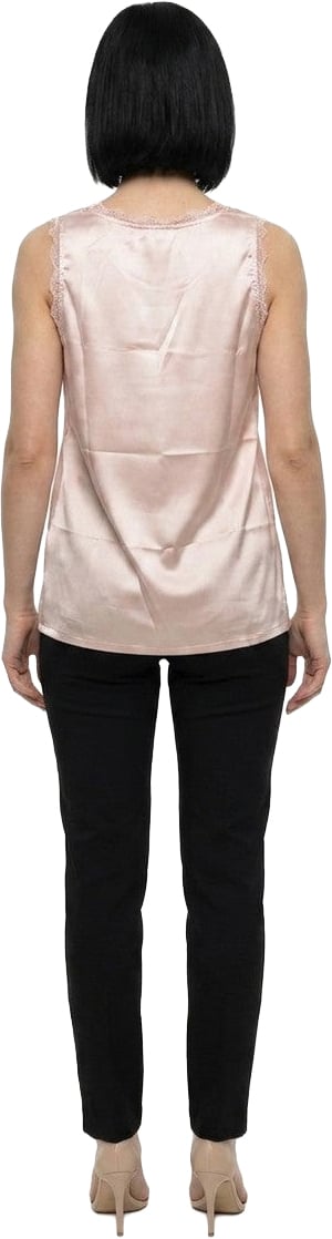 Dolce & Gabbana Pink Elastane Tank Tops