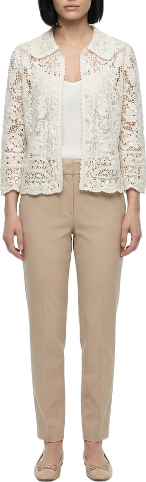 Dolce & Gabbana White Cotton Cardigan