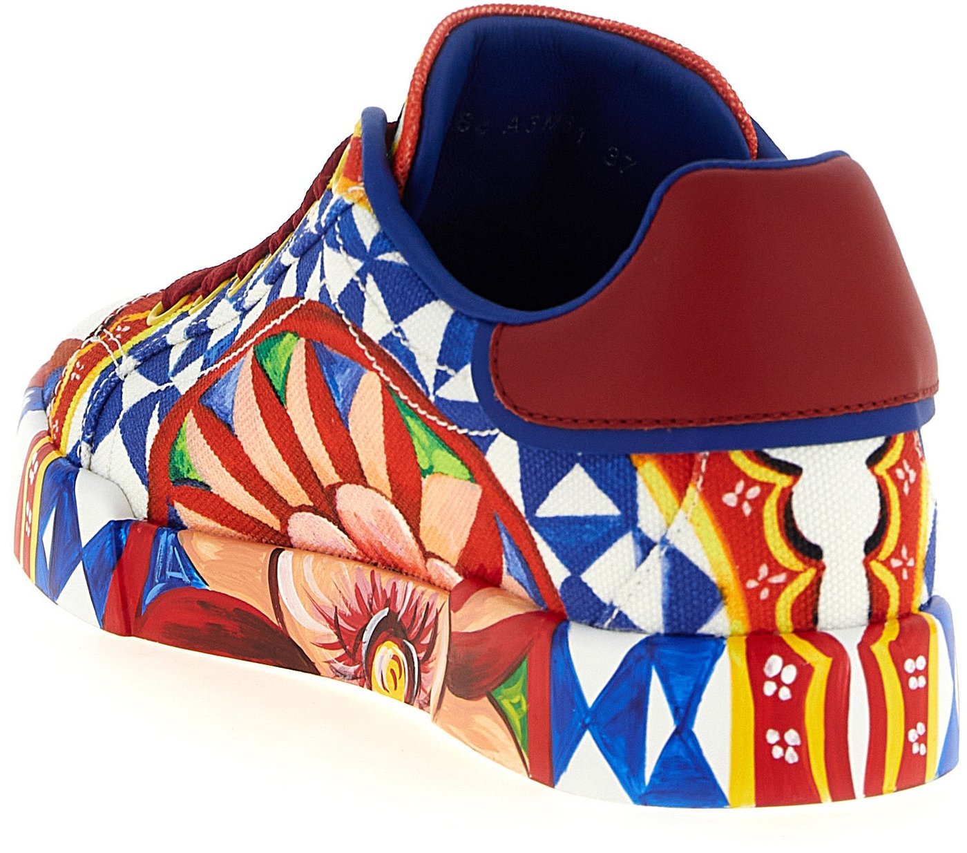 Dolce & Gabbana Multicolor Cotton Low Top Sneakers