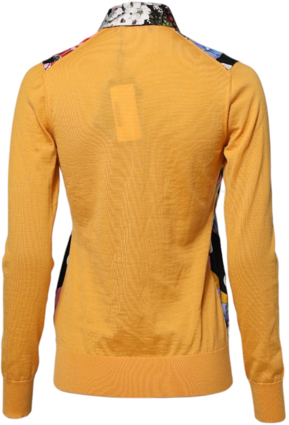 Dolce & Gabbana Multicolor Floral Long Sleeves Polo Top
