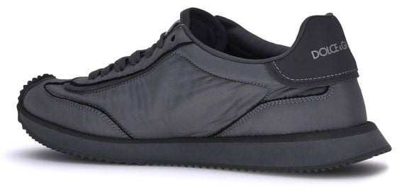 Dolce & Gabbana Black Polyester Athletic Sneakers