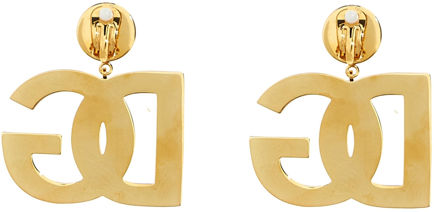Dolce & Gabbana Gold Acetate Earrings