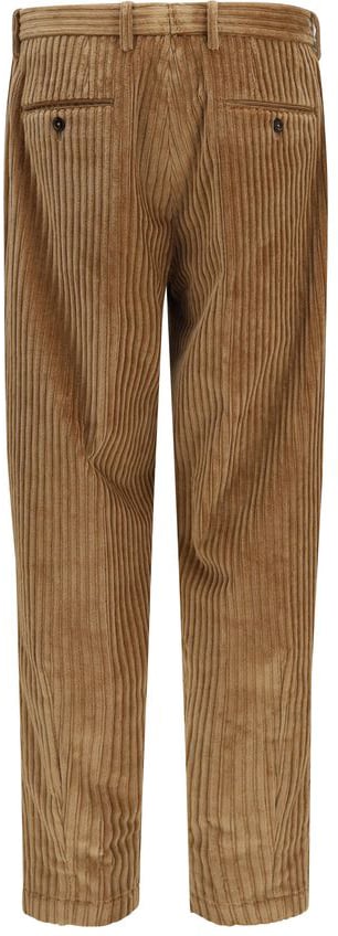 Dolce & Gabbana Brown Cotton Casual Pants