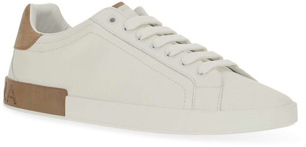 Dolce & Gabbana White leather Portofino sneakers