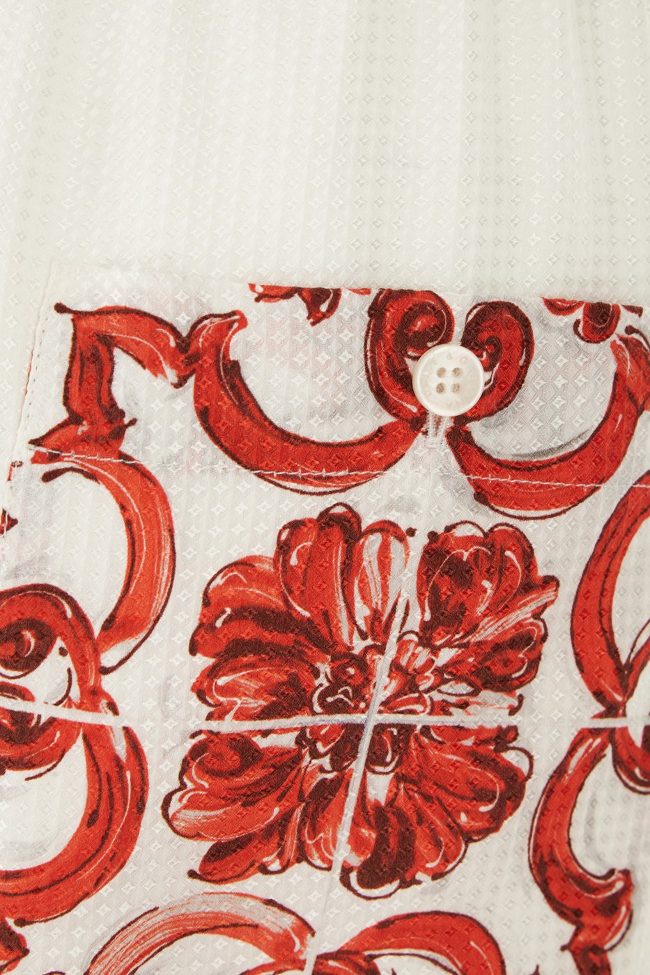 Dolce & Gabbana Printed silk bermuda shorts