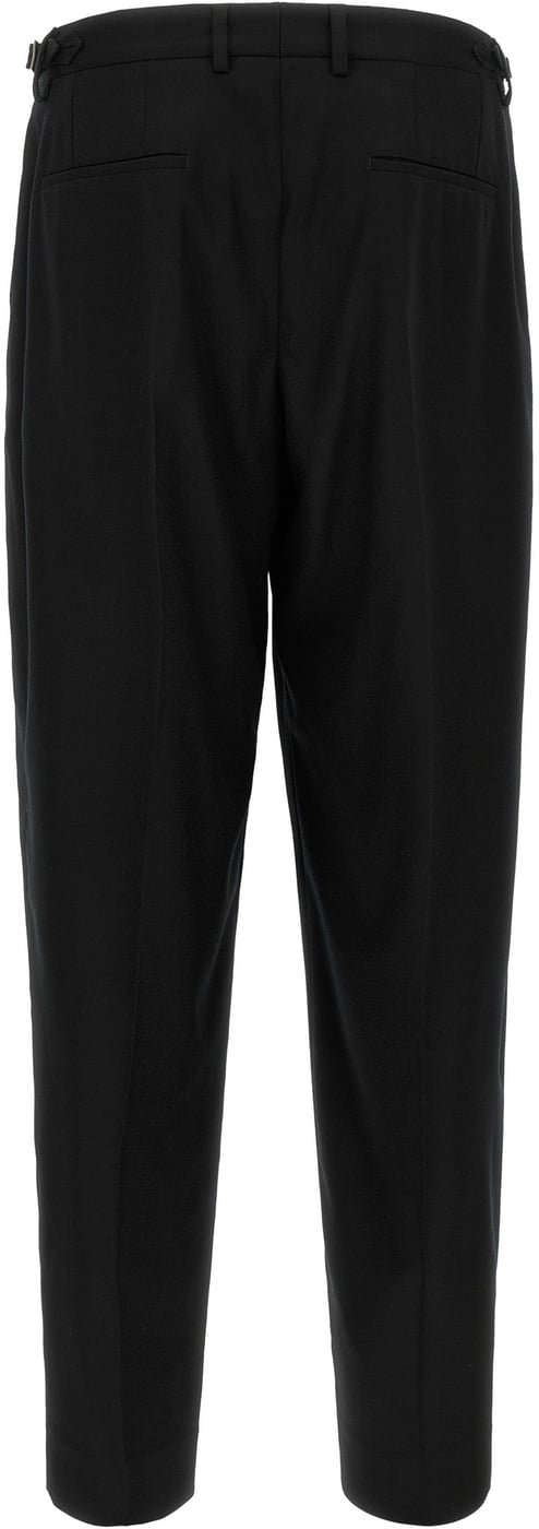 Dolce & Gabbana Black Virgin Wool Dress Pants