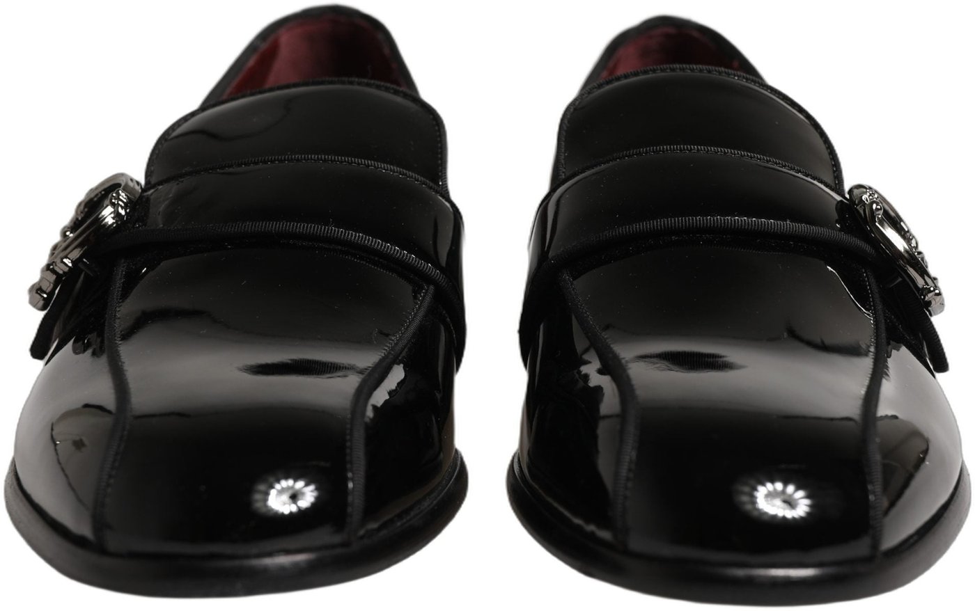 Dolce & Gabbana Black Patent Leather Men Loafers Shoes