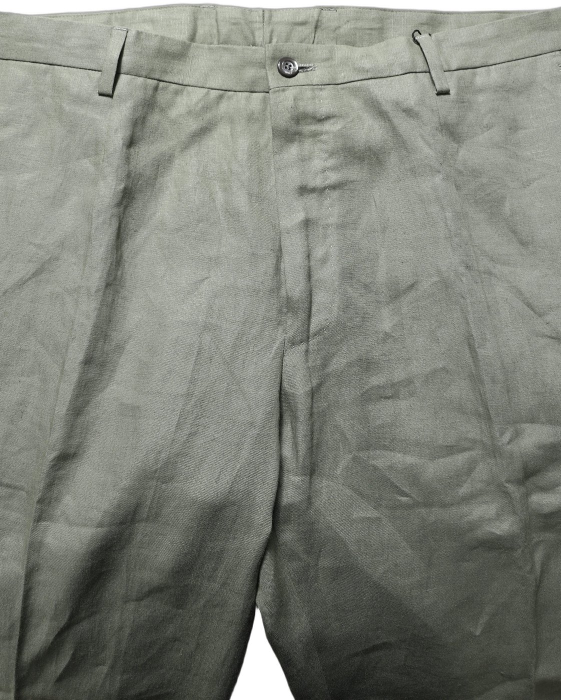 Dolce & Gabbana Gray Linen Tapered Men Dress Trouser Pants