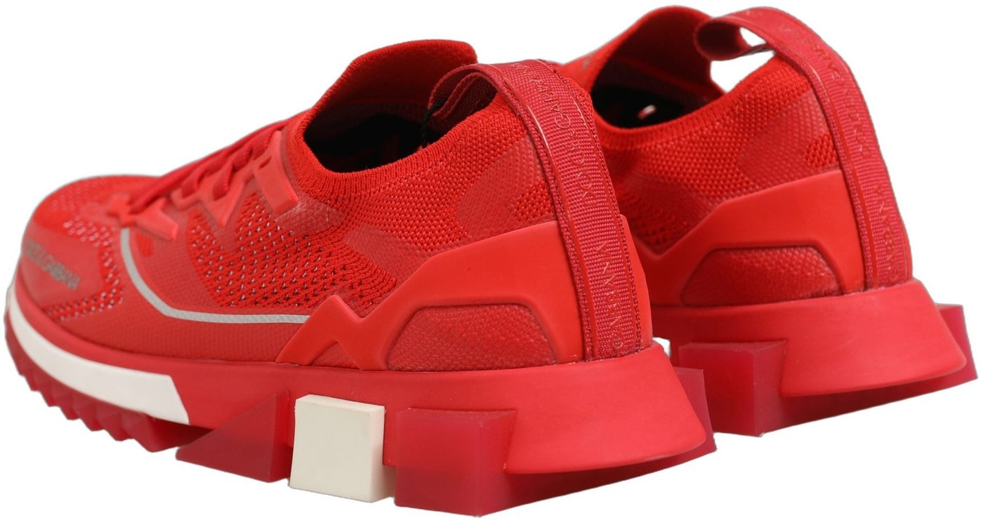 Dolce & Gabbana Red SORRENTO Sport Stretch Men Sneakers Shoes