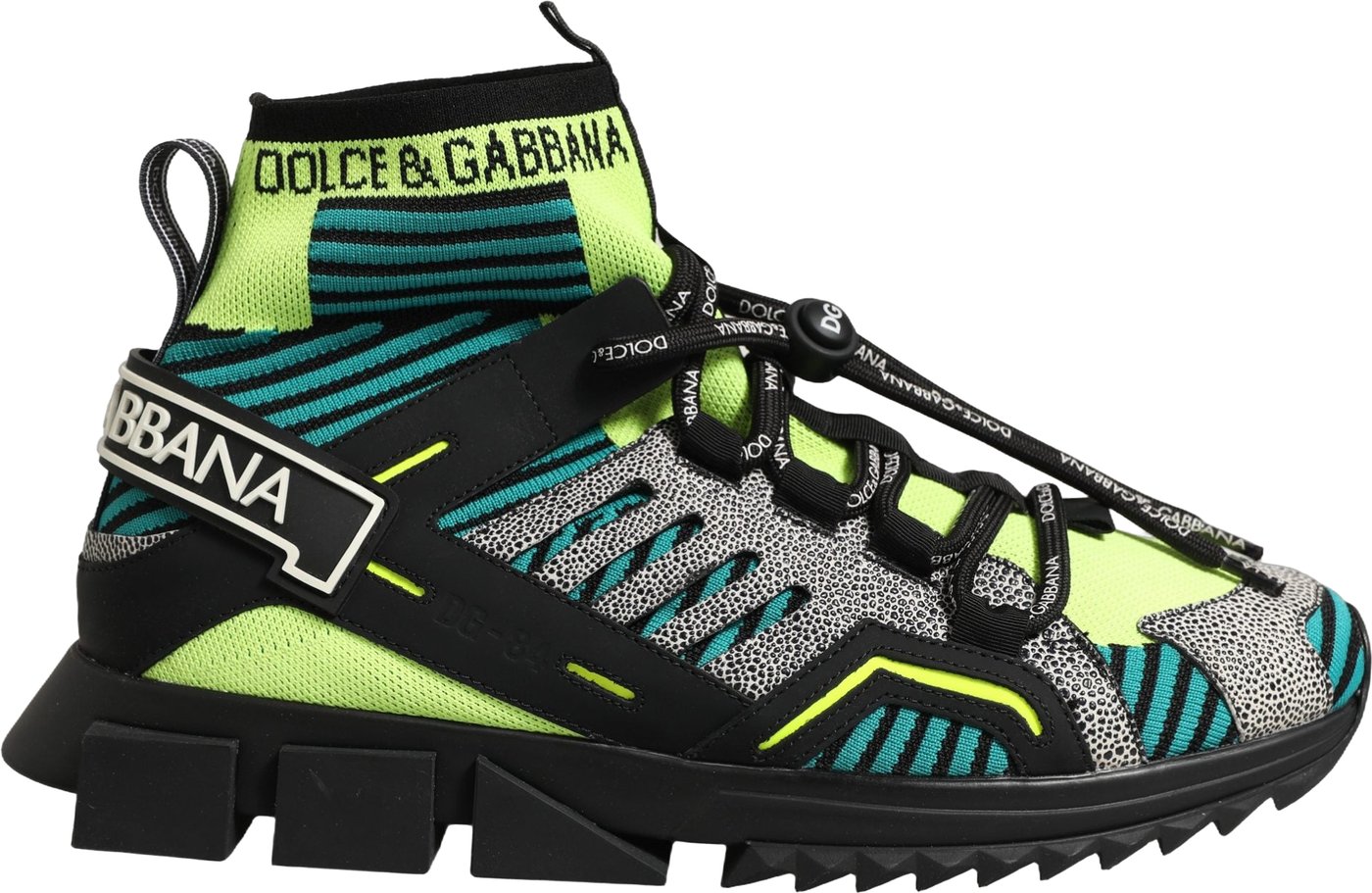 Dolce & Gabbana Multicolor Sorrento Socks Men Sneakers Shoes