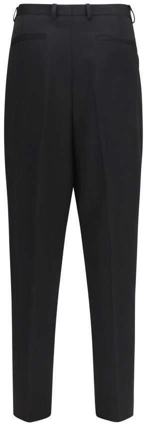 Dolce & Gabbana Black Wool Oves Aries Dress Pants