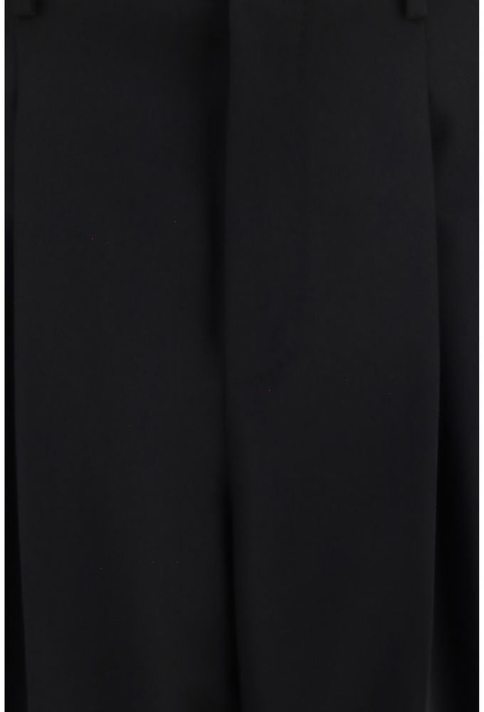 Dolce & Gabbana Black Wool Oves Aries Dress Pants