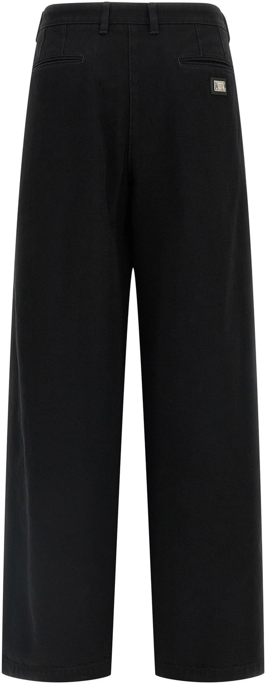 Dolce & Gabbana Black Cotton Jeans Denim
