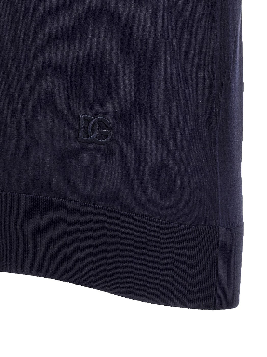 Dolce & Gabbana Blue Silk Cardigan