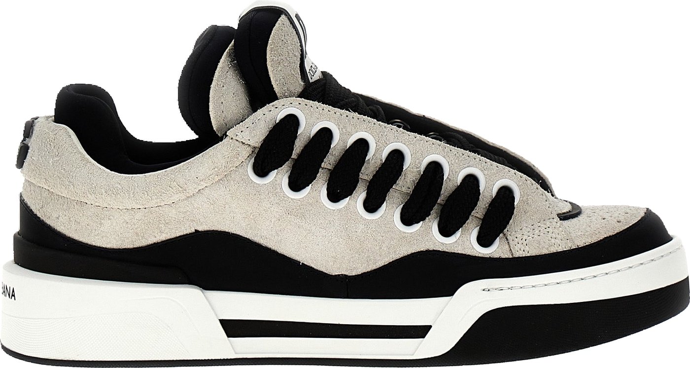 Dolce & Gabbana Bicolor Leather Athletic Sneakers