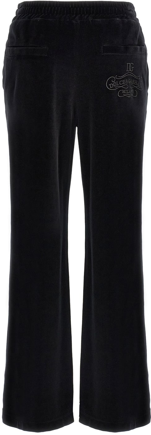 Dolce & Gabbana Black Cotton Joggers (Workout Pants)