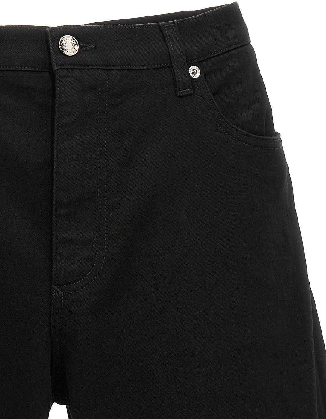 Dolce & Gabbana Black Cotton Bermuda Shorts
