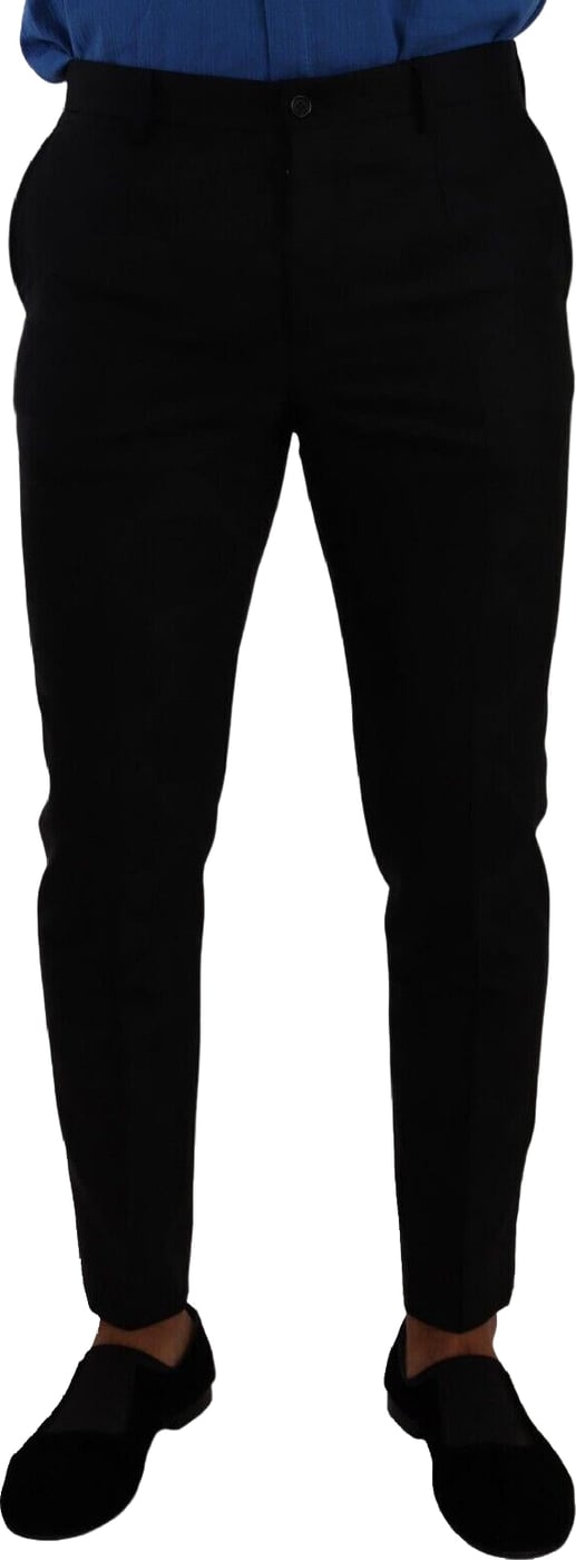 Dolce & Gabbana Black Wool Dress Pants
