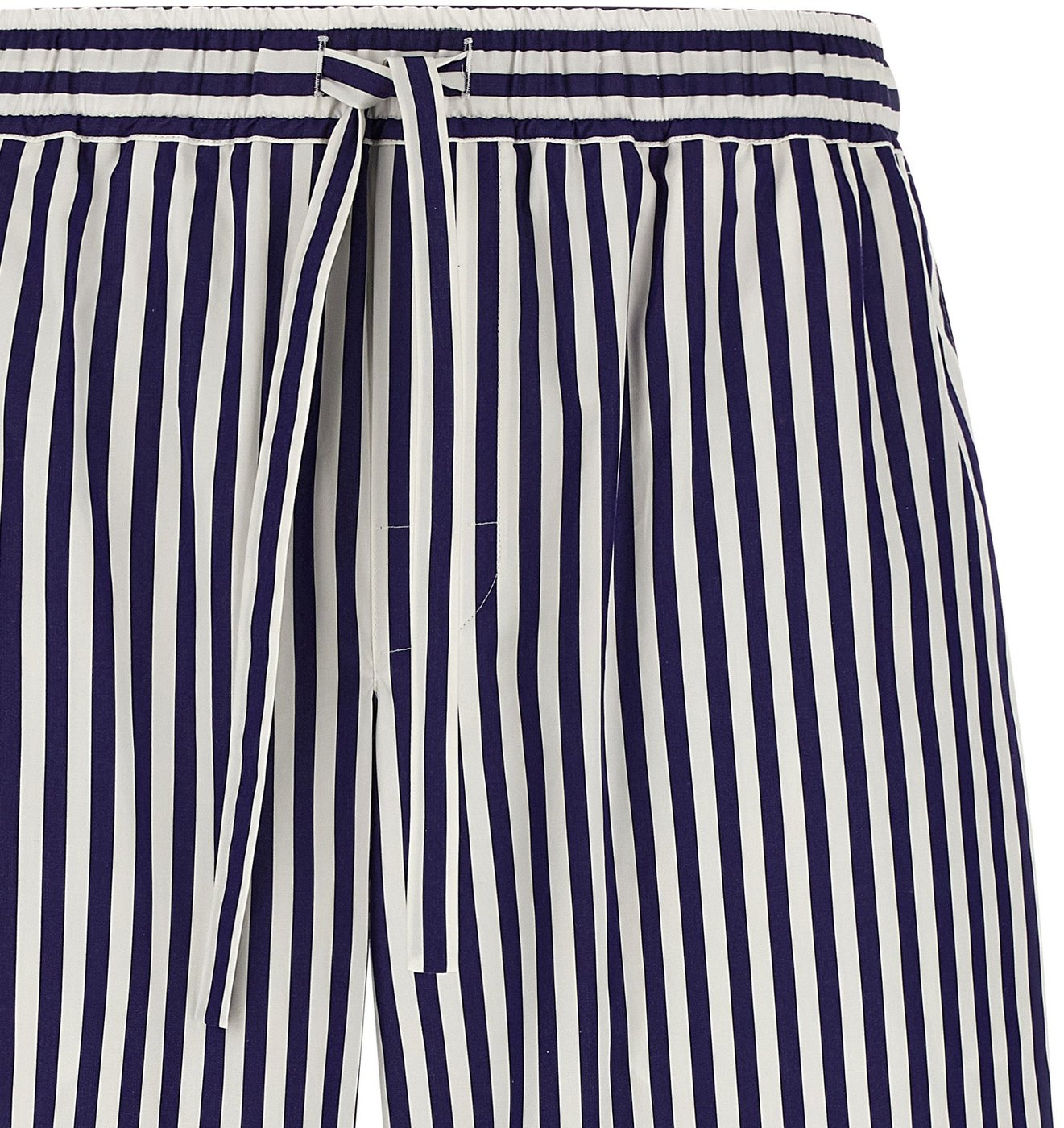 Dolce & Gabbana Blue Cotton Bermuda Shorts