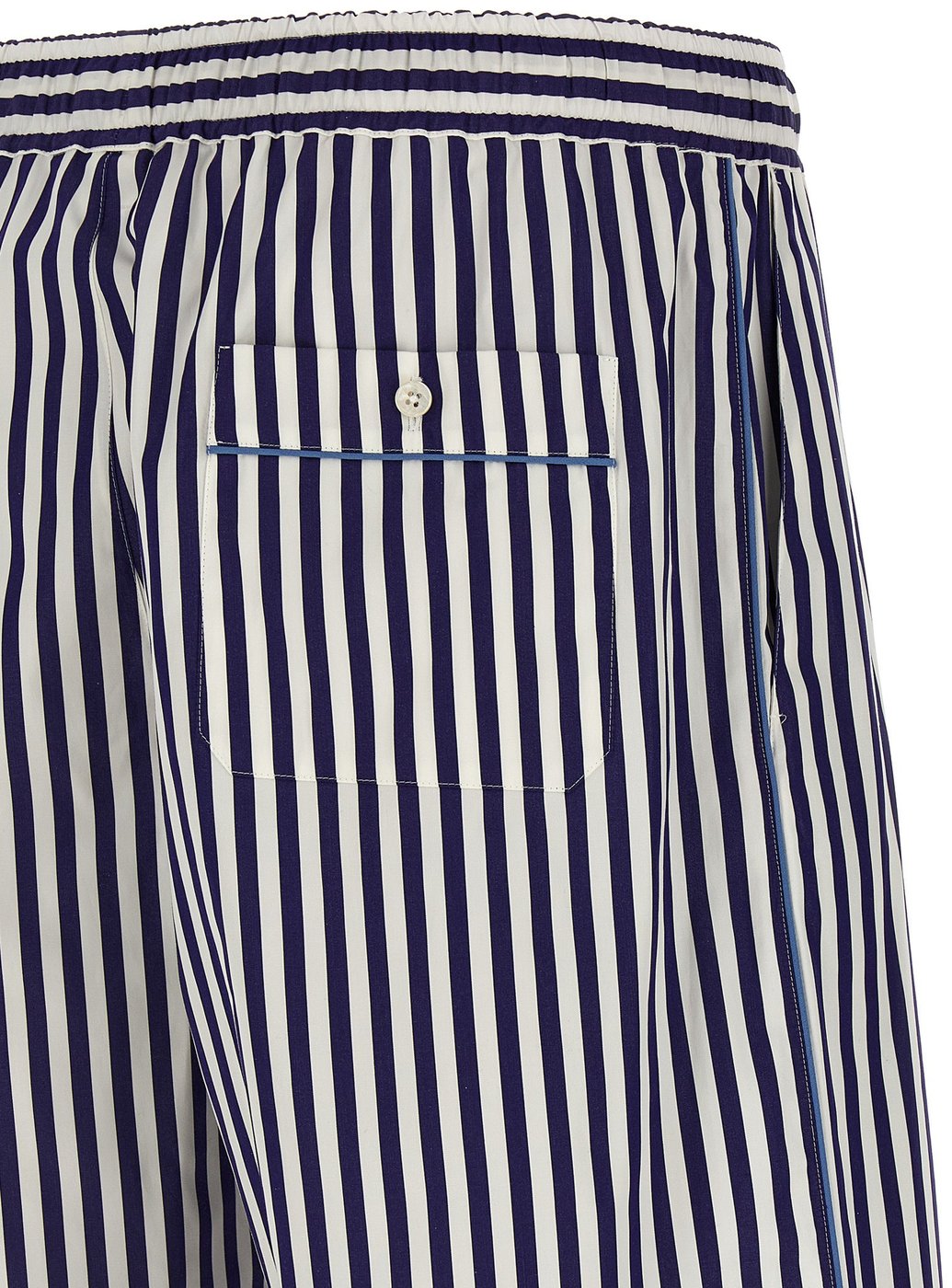 Dolce & Gabbana Blue Cotton Bermuda Shorts