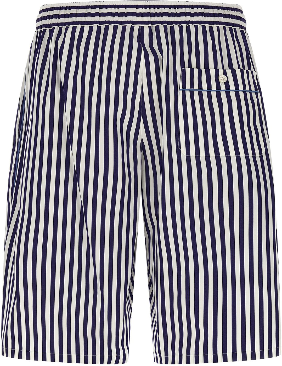 Dolce & Gabbana Blue Cotton Bermuda Shorts