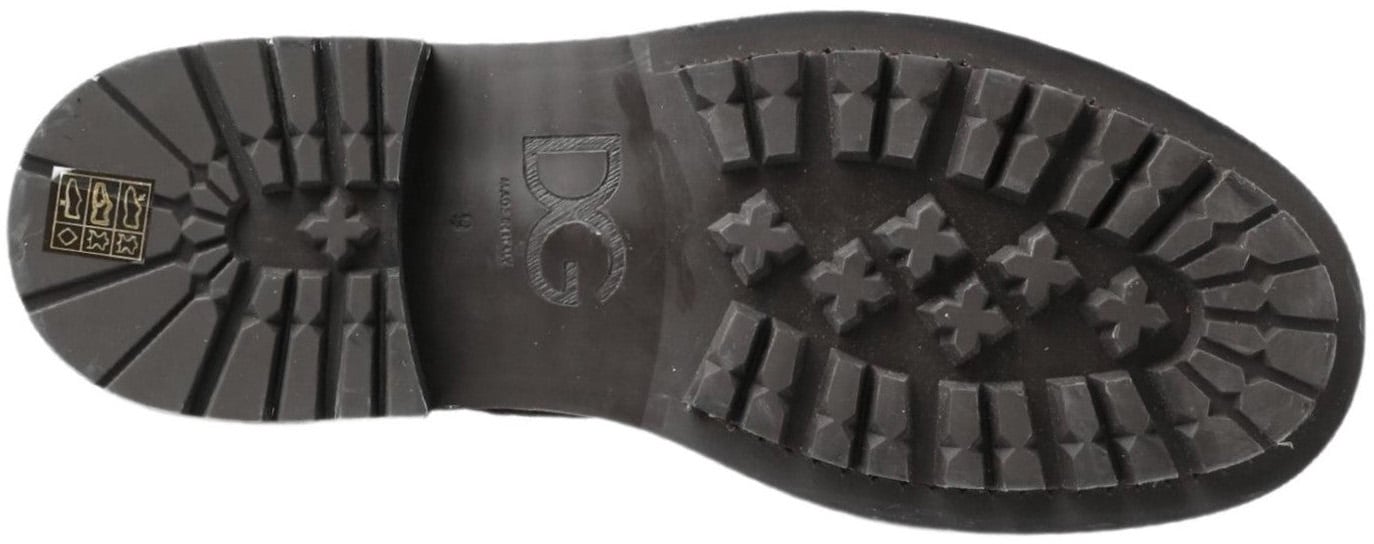 Dolce & Gabbana Black Gray Leather Mid Calf Boots Shoes