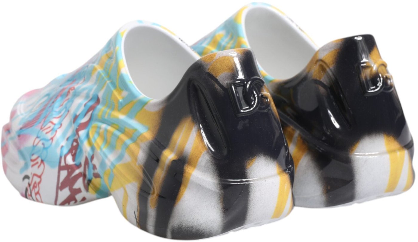 Dolce & Gabbana Multicolor Graffiti Daymaster Sneakers Shoes