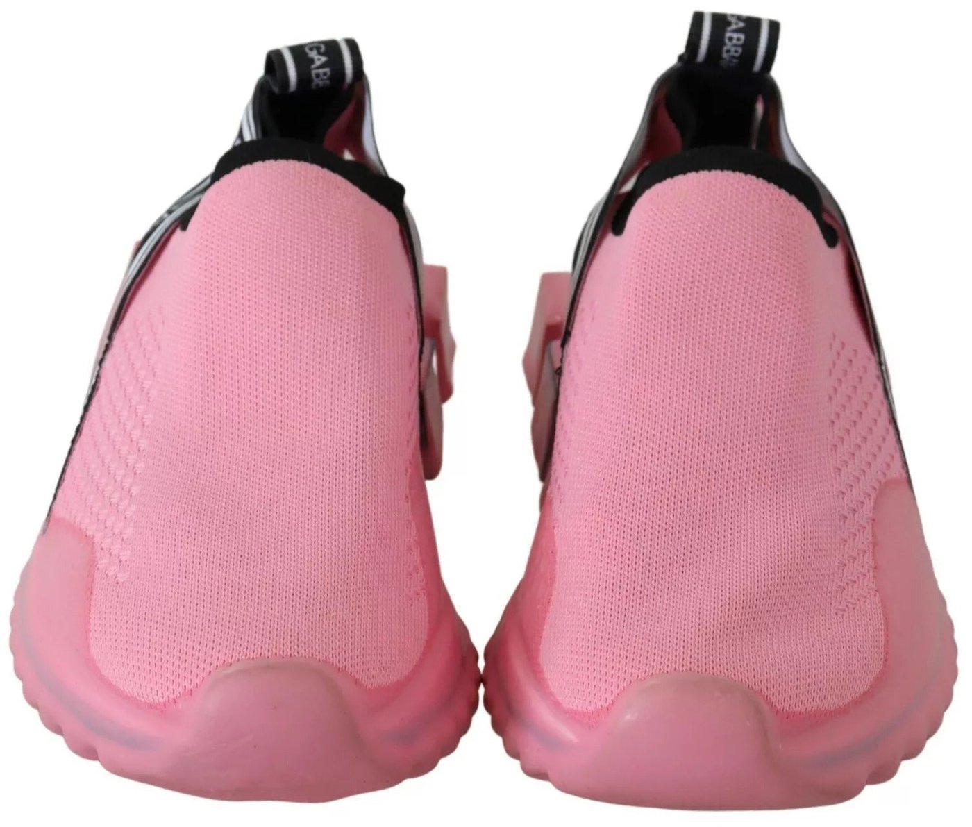 Dolce & Gabbana Pink Low Top Sorrento Sneakers Slip On Casual Shoes