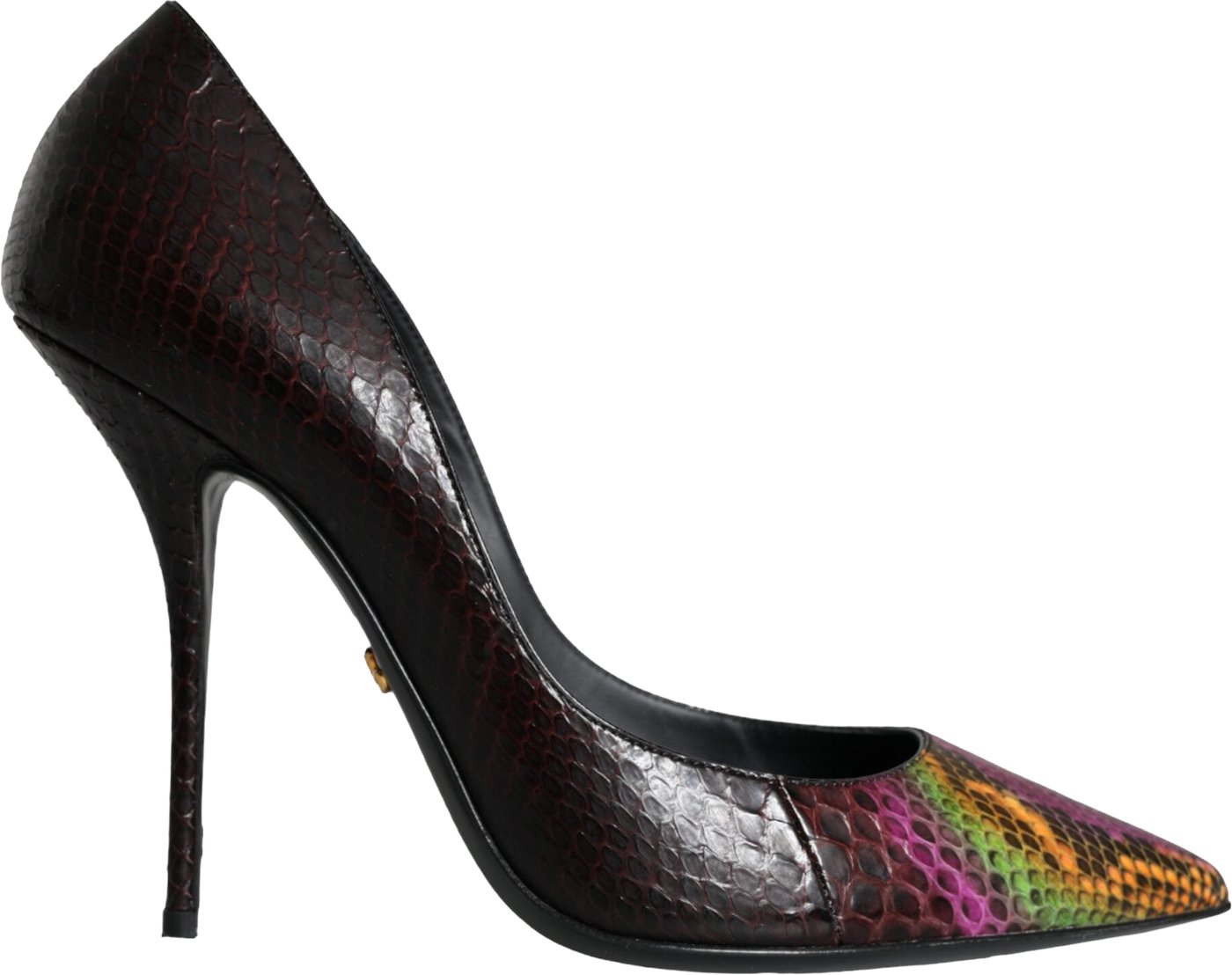 Dolce & Gabbana Multicolor Exotic Leather Heels Pumps Shoes