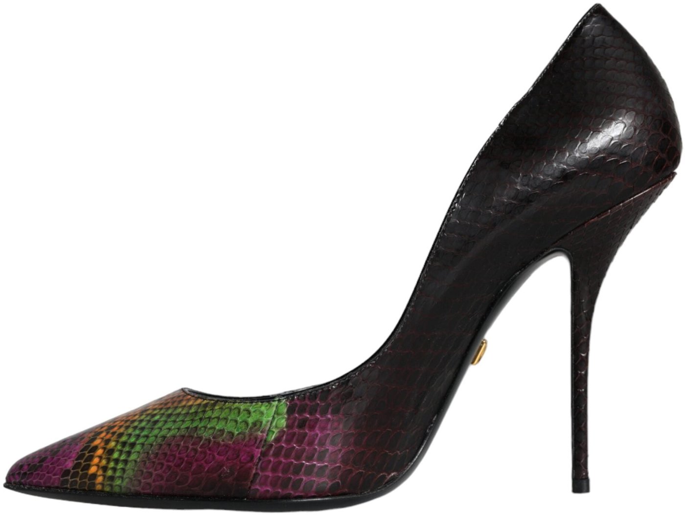 Dolce & Gabbana Multicolor Exotic Leather Heels Pumps Shoes
